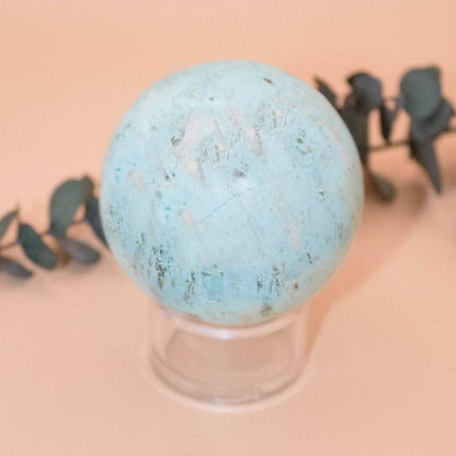 Natural Peruvian Turquoise Sphere - AAA Premium Quality