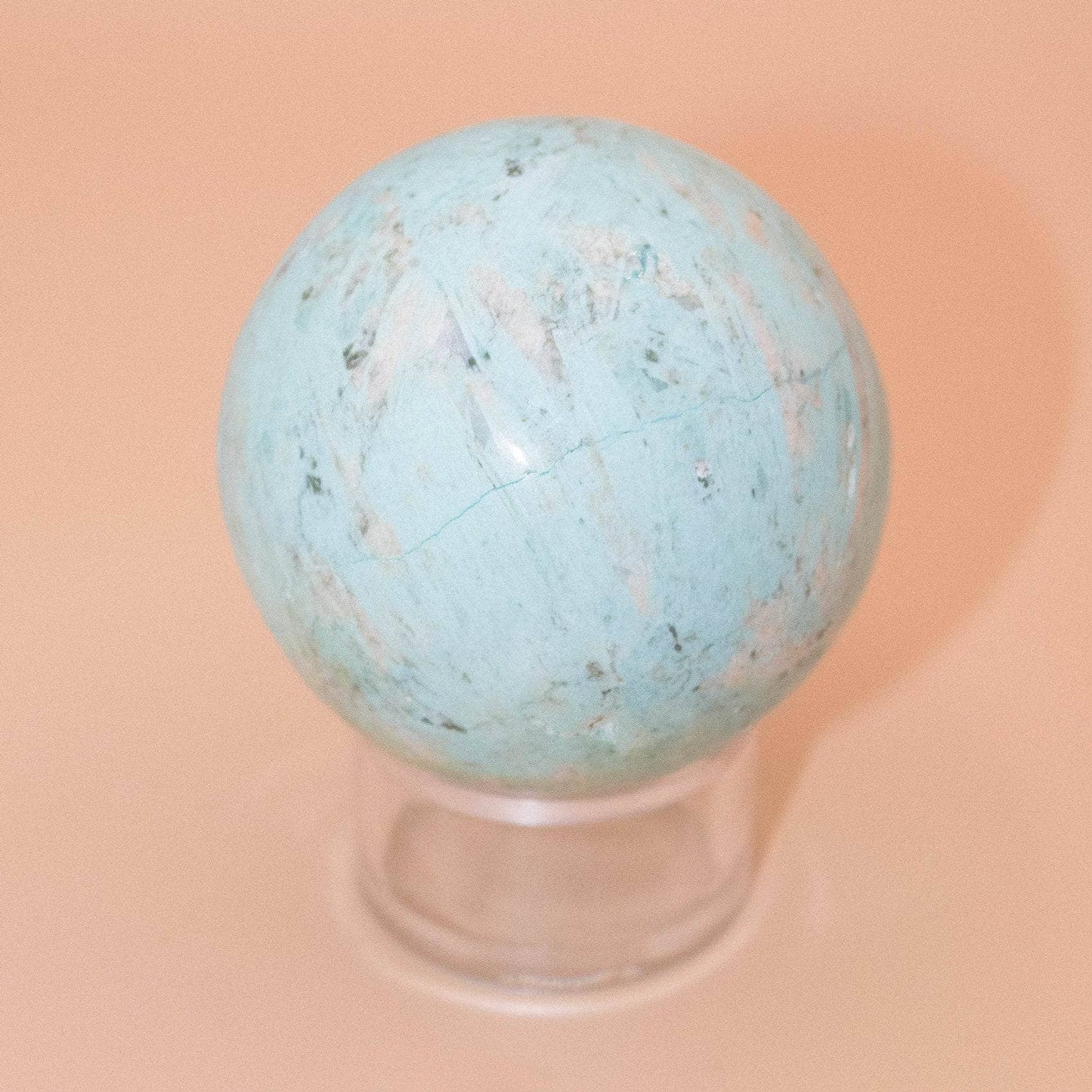 Natural Peruvian Turquoise Sphere - AAA Premium Quality