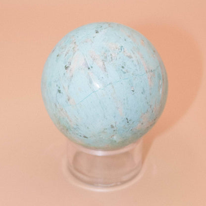 Natural Peruvian Turquoise Sphere - AAA Premium Quality