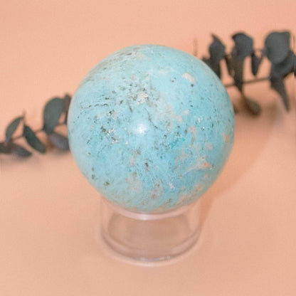 Natural Peruvian Turquoise Sphere - AAA Premium Quality