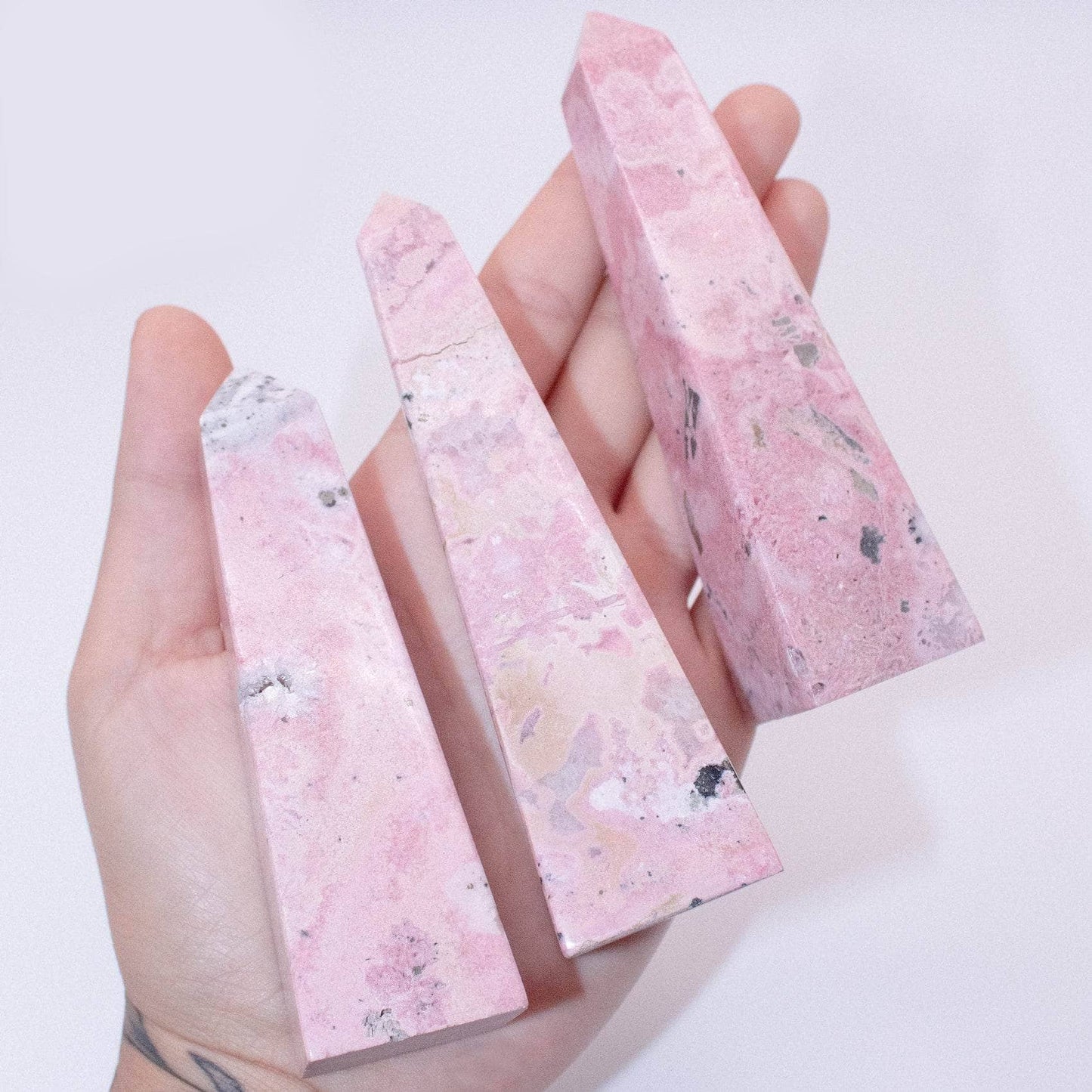 Rhodonite Tower - AAA Premium Quality