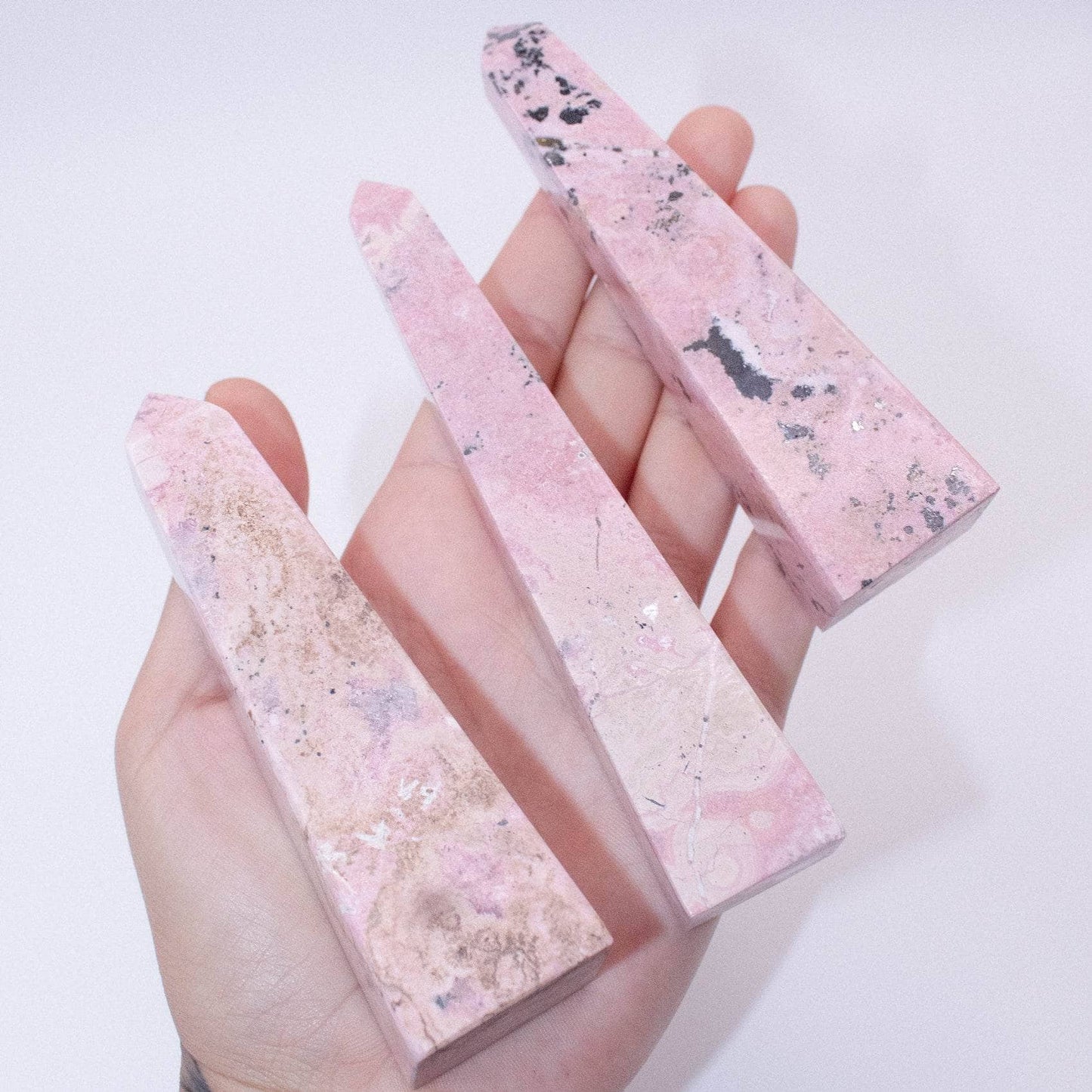 Rhodonite Tower - AAA Premium Quality
