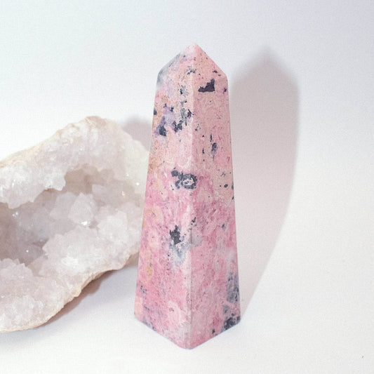Rhodonite Tower - AAA Premium Quality