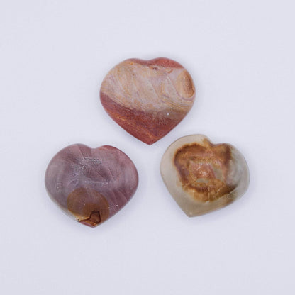 Polychrome Jasper Hearts-AAA Premium Quality