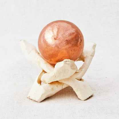 Copper Healing Sphere with Tripod