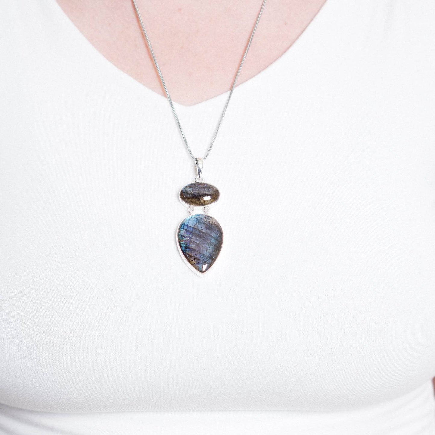 Handmade Labradorite Pendant Necklace
