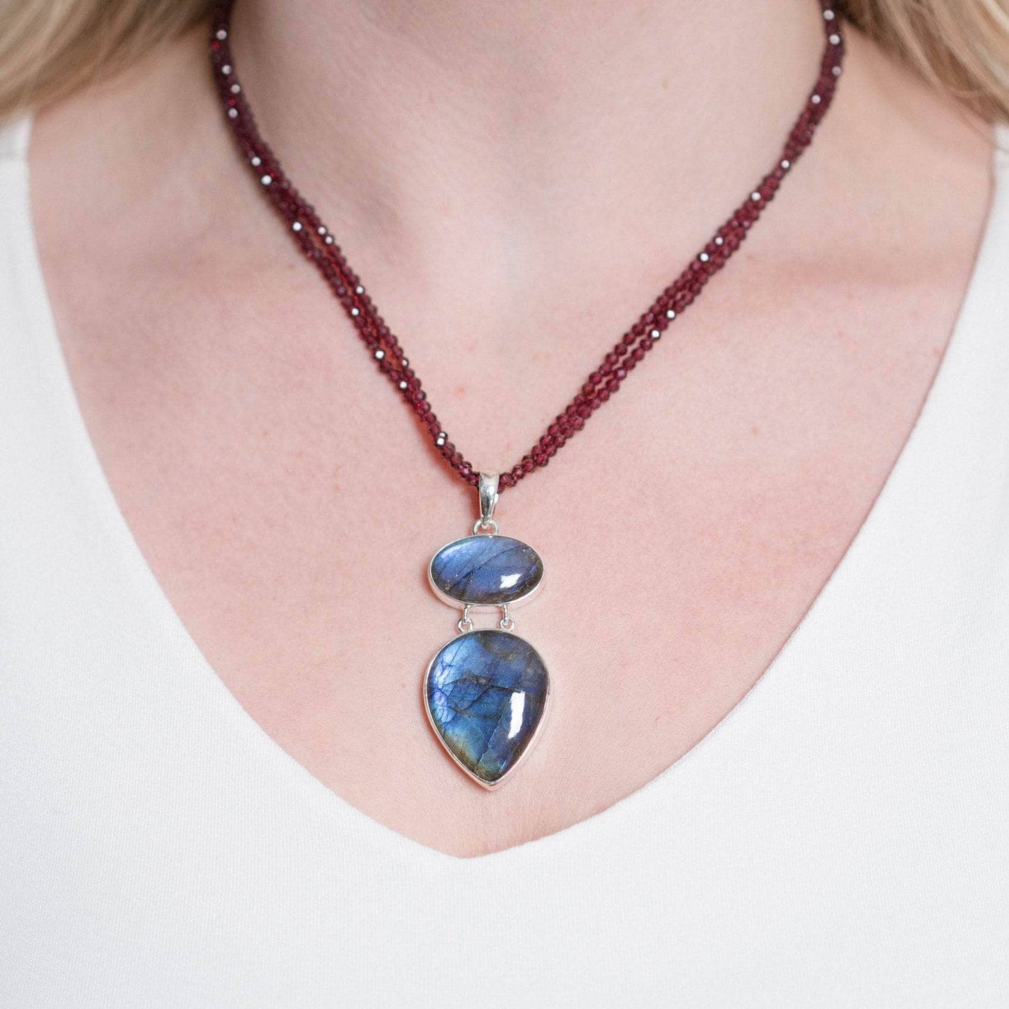 Handmade Labradorite Pendant Necklace