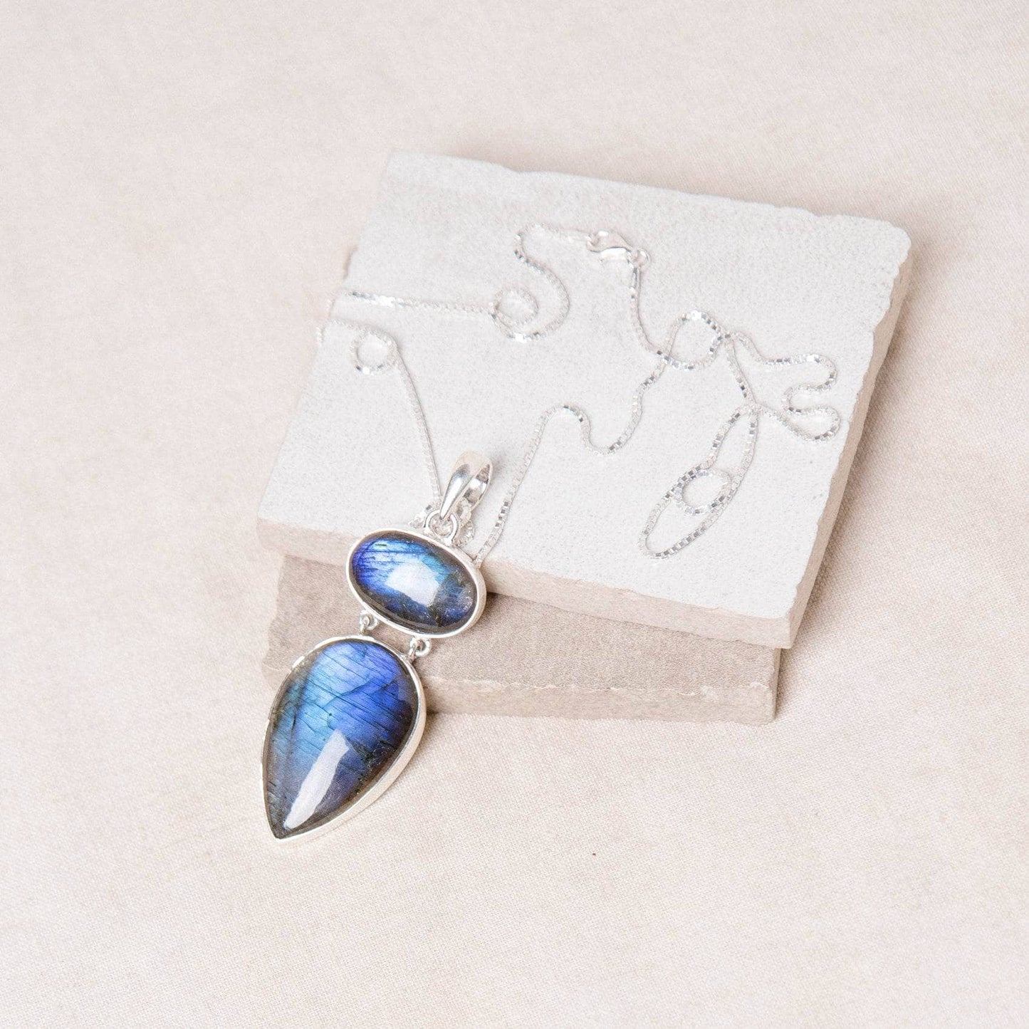 Handmade Labradorite Pendant Necklace