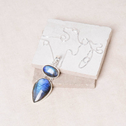 Handmade Labradorite Pendant Necklace