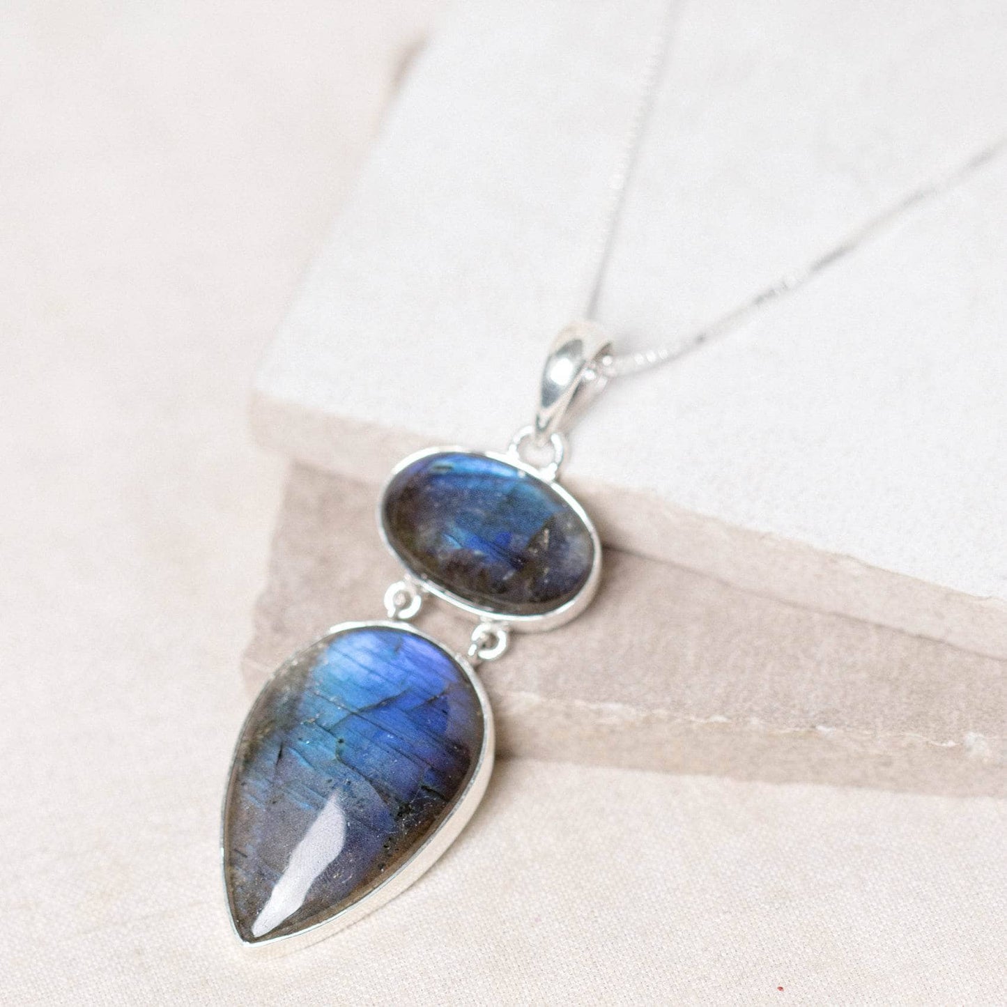 Handmade Labradorite Pendant Necklace