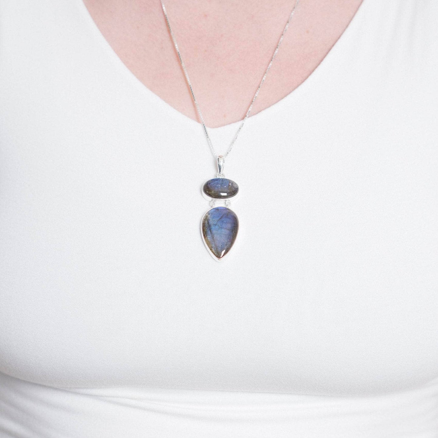 Handmade Labradorite Pendant Necklace