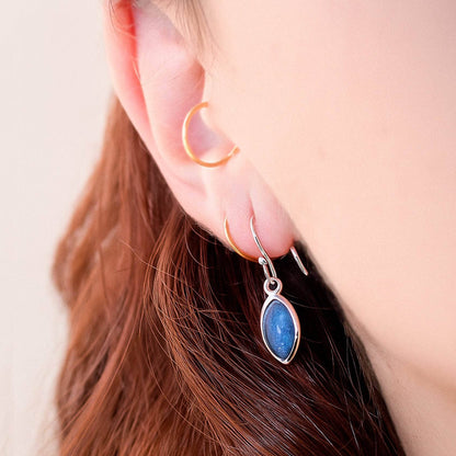 Labradorite Marquise Cut Earring