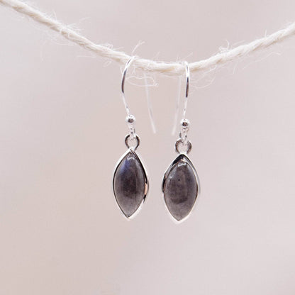 Labradorite Marquise Cut Earring