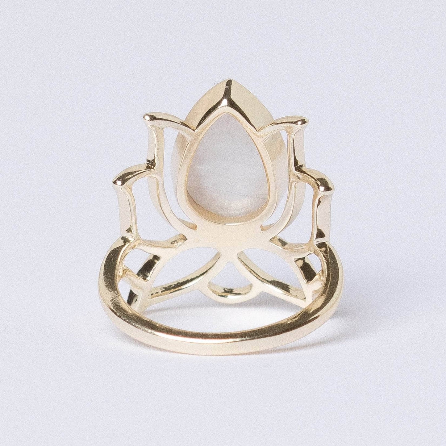 Lotus Gemstone Ring