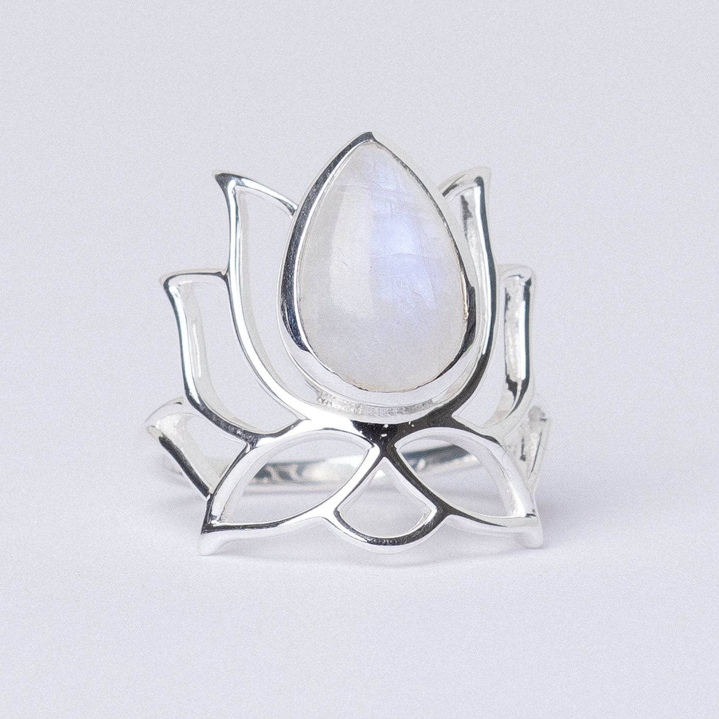 Lotus Gemstone Ring