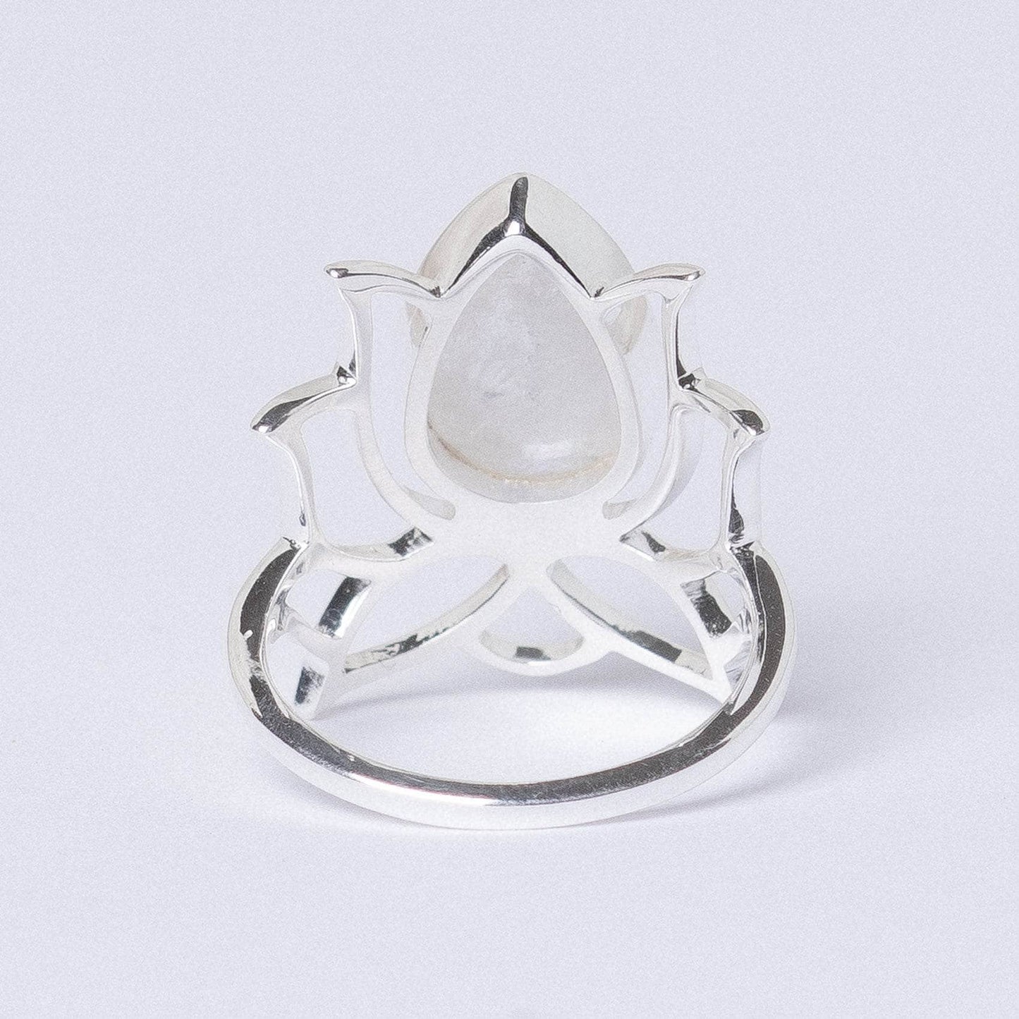 Lotus Gemstone Ring