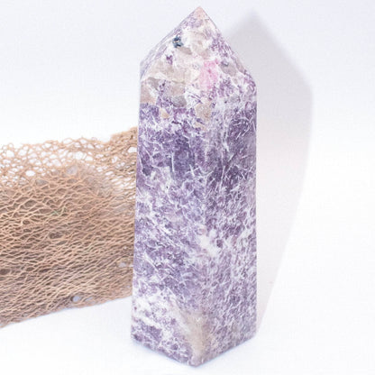 Lepidolite Obelisk - AAA Premium Quality