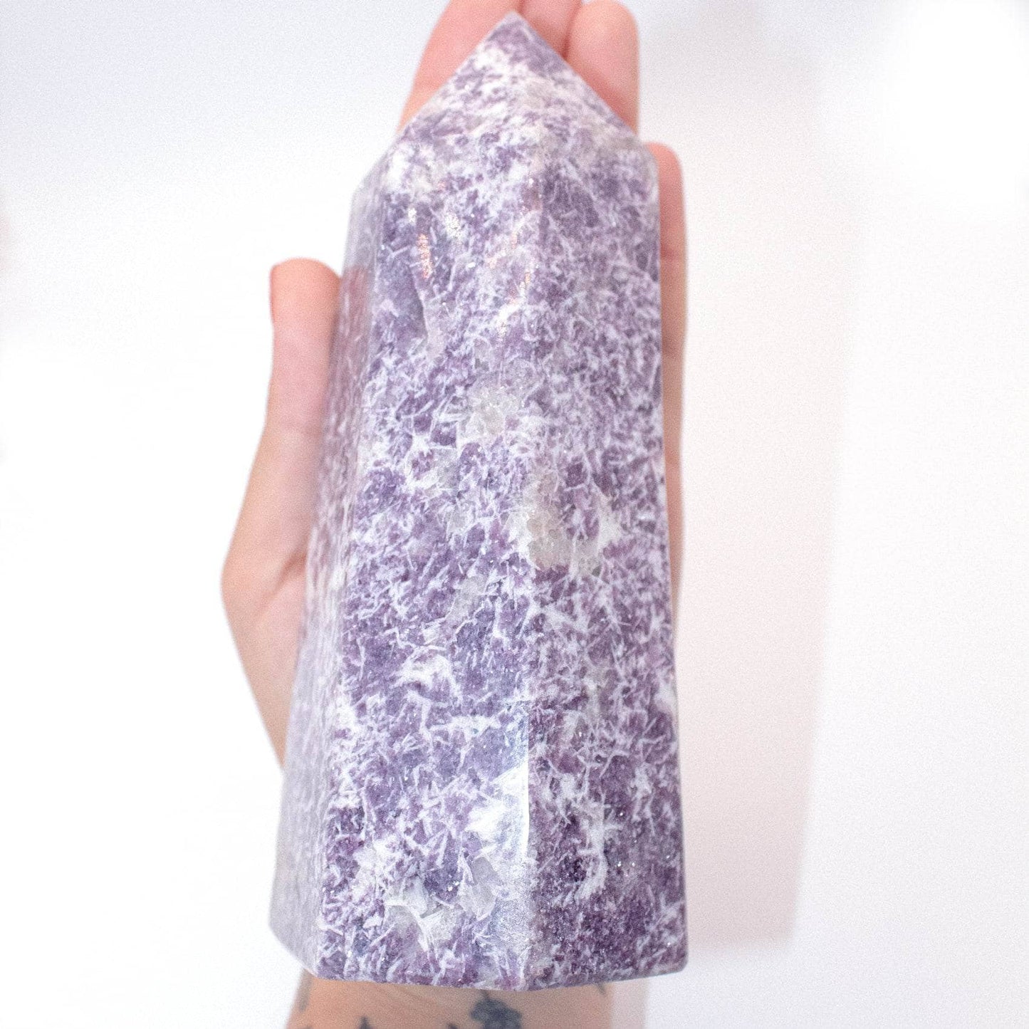 Lepidolite Obelisk - AAA Premium Quality