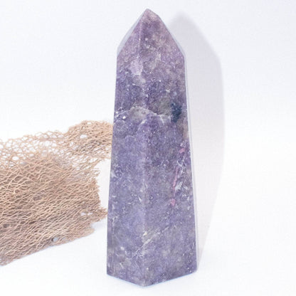 Lepidolite Obelisk - AAA Premium Quality