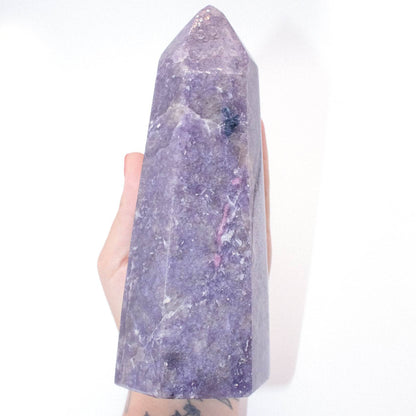 Lepidolite Obelisk - AAA Premium Quality
