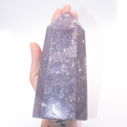 Lepidolite Obelisk - AAA Premium Quality