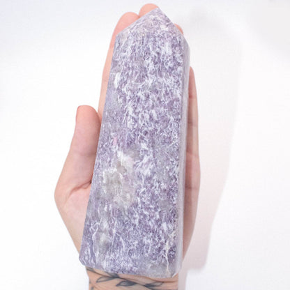 Lepidolite Obelisk - AAA Premium Quality