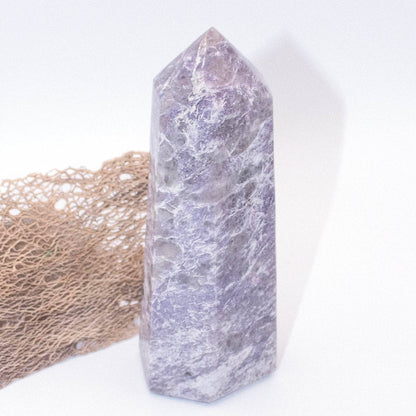 Lepidolite Obelisk - AAA Premium Quality