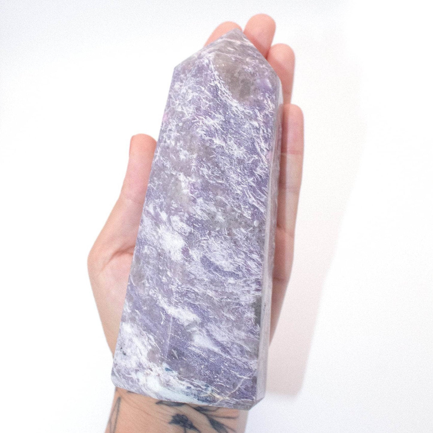 Lepidolite Obelisk - AAA Premium Quality