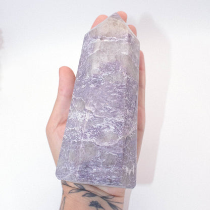Lepidolite Obelisk - AAA Premium Quality