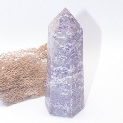 Lepidolite Obelisk - AAA Premium Quality