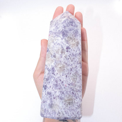 Lepidolite Obelisk - AAA Premium Quality
