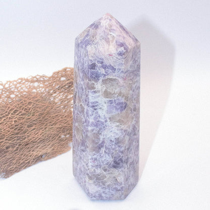 Lepidolite Obelisk - AAA Premium Quality