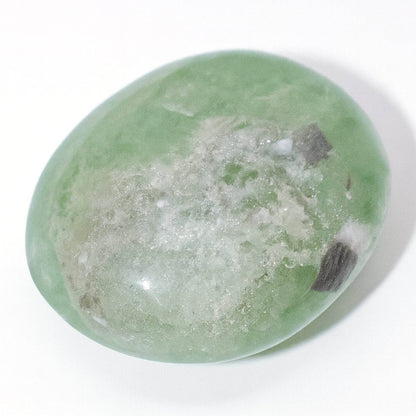 Green Fluorite Palm Stones - AAA Premium Quality