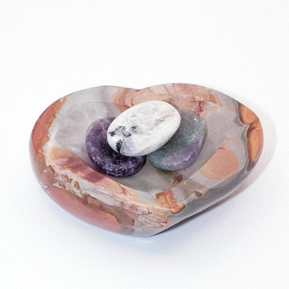 Polychrome Jasper Heart Bowl - 1 of a Kind