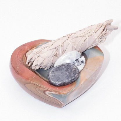 Polychrome Jasper Heart Bowl - 1 of a Kind