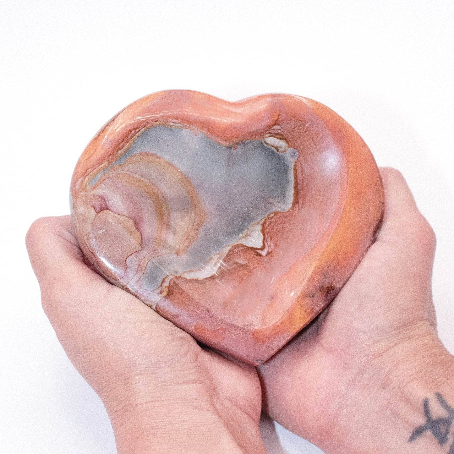 Polychrome Jasper Heart Bowl - 1 of a Kind