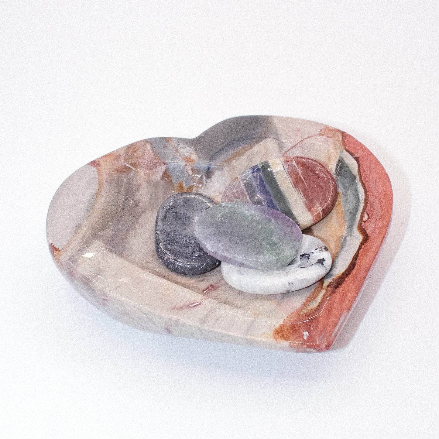 Polychrome Jasper Heart Bowl - 1 of a Kind