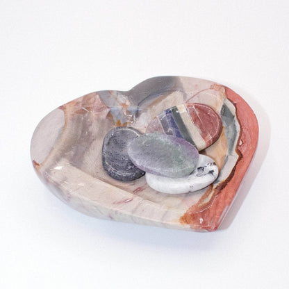 Polychrome Jasper Heart Bowl - 1 of a Kind