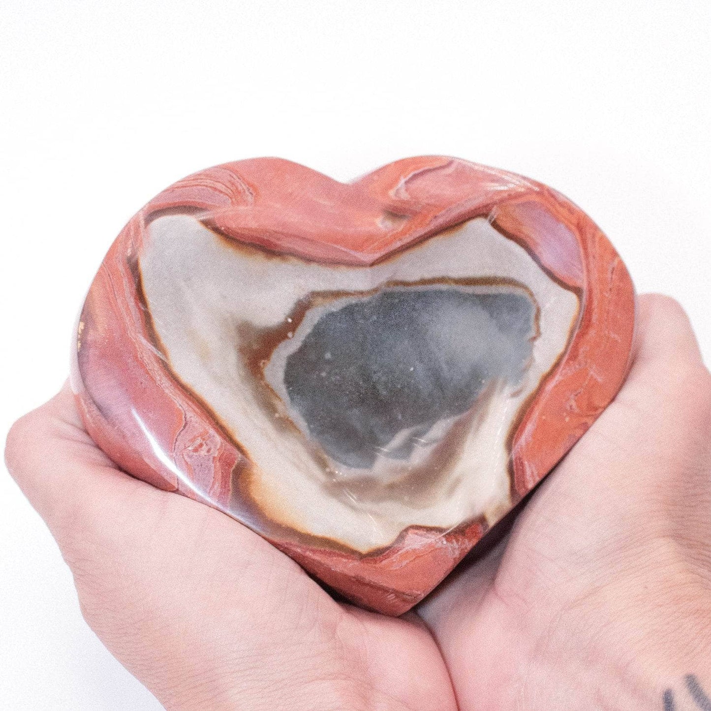Polychrome Jasper Heart Bowl - 1 of a Kind