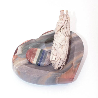 Polychrome Jasper Heart Bowl - 1 of a Kind