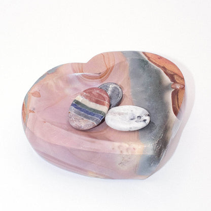 Polychrome Jasper Heart Bowl - 1 of a Kind