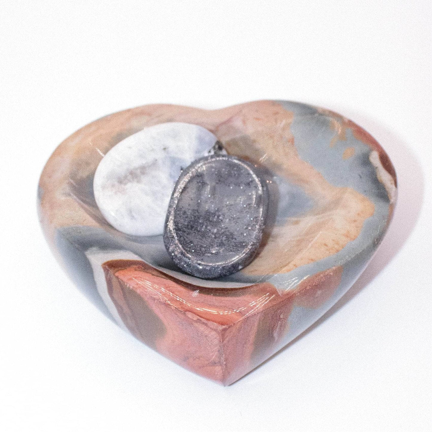 Polychrome Jasper Heart Bowl - 1 of a Kind