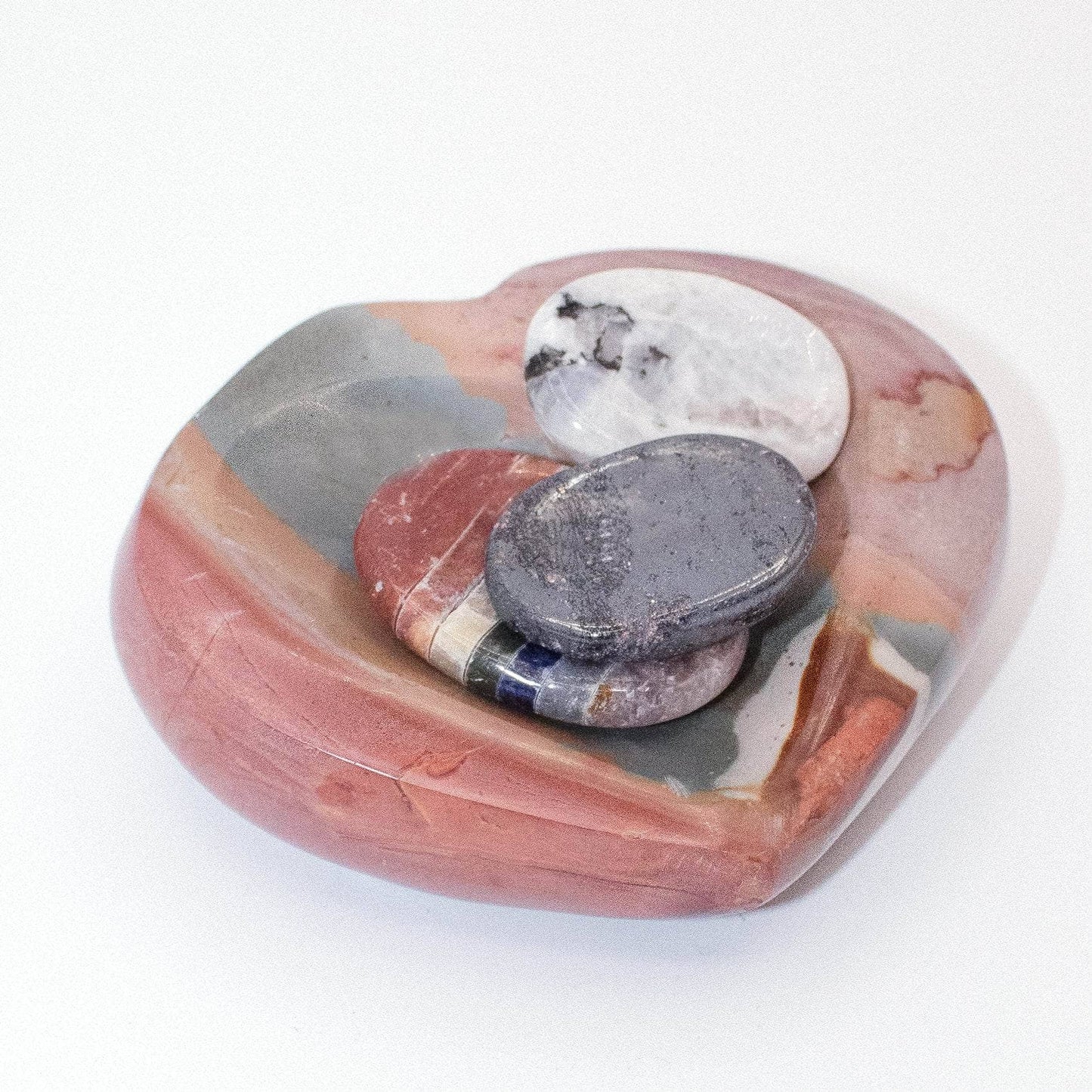 Polychrome Jasper Heart Bowl - 1 of a Kind