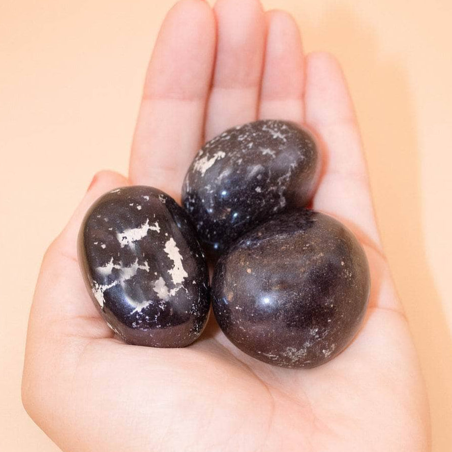 Rare Covellite Palm Stones - AAA Premium Quality