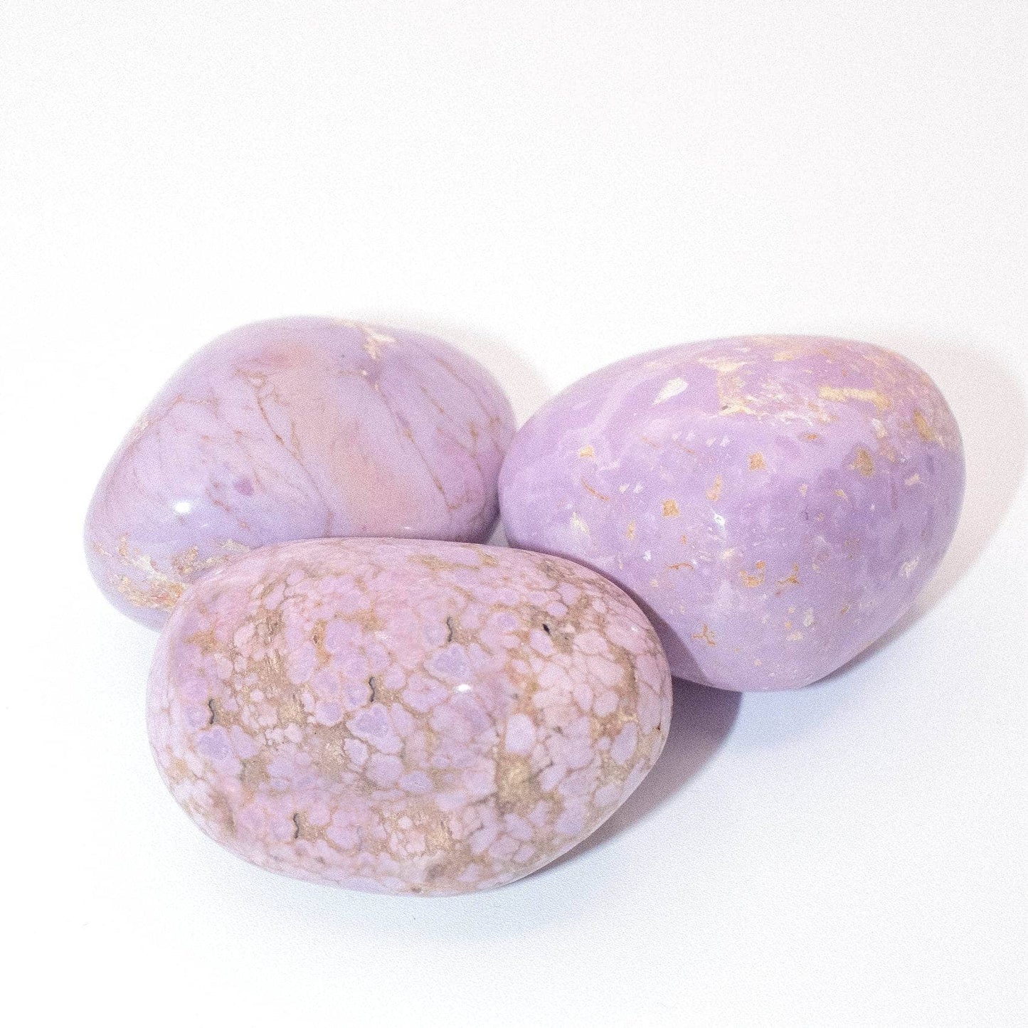 Rare Phosphosiderite Palm Stones - AAA Premium Quality