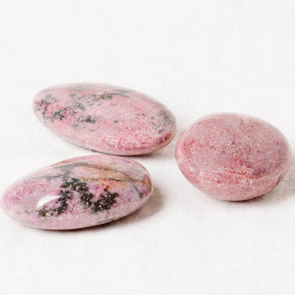Rhodonite Palm Stones - AAA Premium Quality