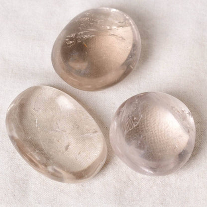 Smoky Quartz Palm Stones - AAA Premium Quality