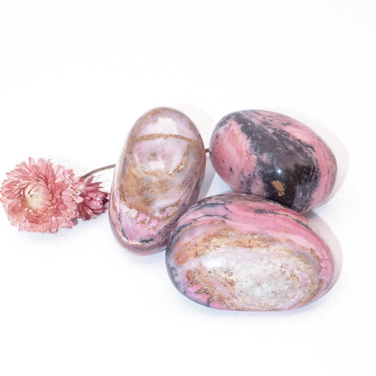 Rare Strawberry Opal Palm Stones - AAA Premium Quality