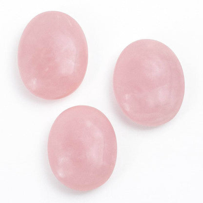 Rose Quartz Palm Stone - AAA Premium Quality