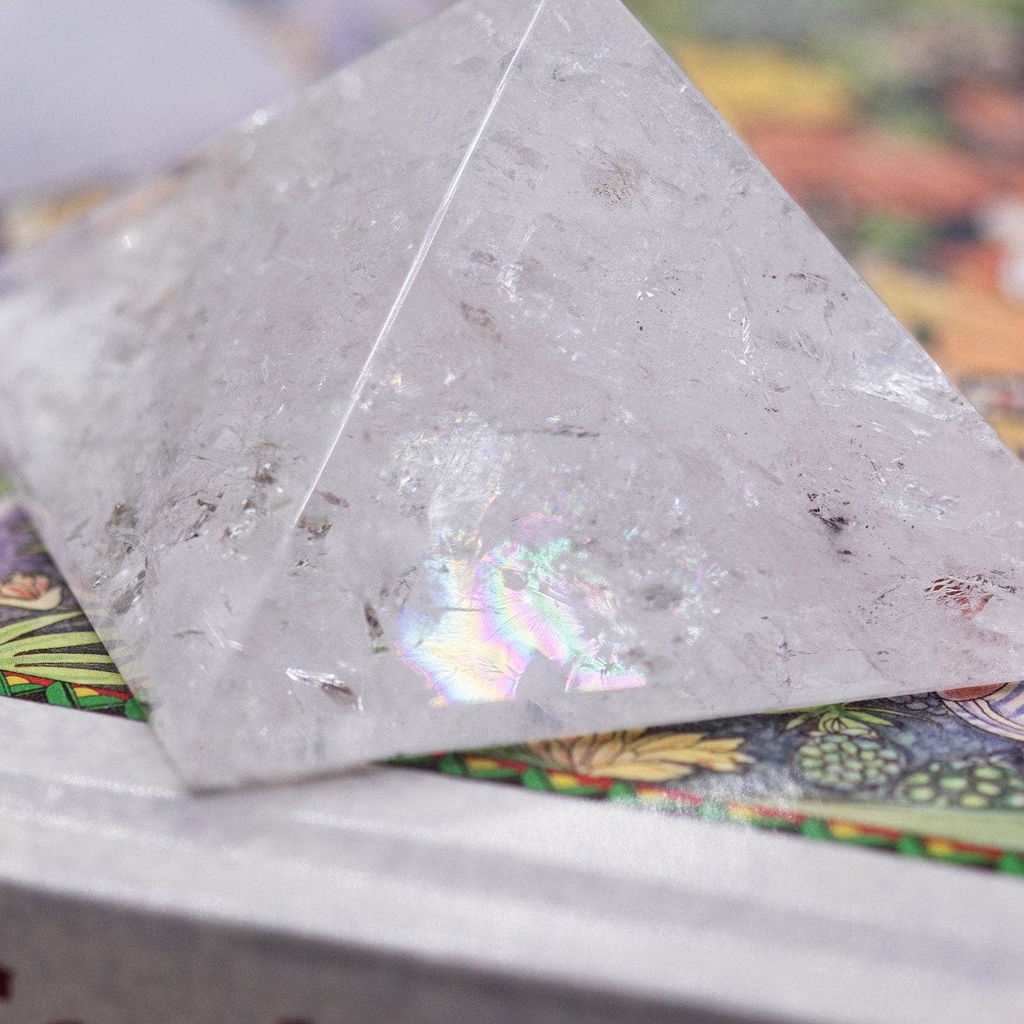 Rare Clear Quartz Pyramid - 1 of a Kind - AAA Premium Quality